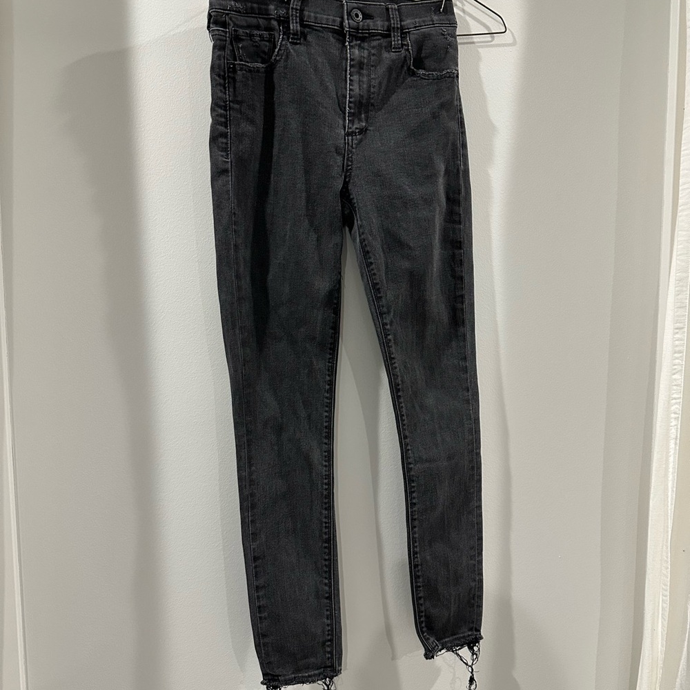 Lucky Brand Dark Grey Washed Denim